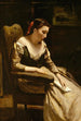 La Lettre - Jean-Baptiste-Camille Corot — Ansicht des Kunstwerks
