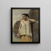Die Geschichte der Muse - Jean-Baptiste-Camille Corot — gerahmtes Bild an der Wand