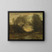 L'Étang à l'entrée des bois - Jean-Baptiste-Camille Corot — gerahmtes Bild an der Wand