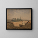 Die Stadtmauern von Arras - Jean-Baptiste-Camille Corot — gerahmtes Bild an der Wand