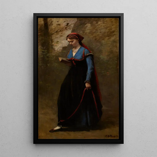 JeanBaptisteCamille Corot - The Reader.webp