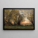 Der Fischer, Abendstimmung - Jean-Baptiste-Camille Corot — gerahmtes Bild an der Wand
