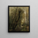 Ein Bach in der Nähe von Beauvais - Jean-Baptiste-Camille Corot — gerahmtes Bild an der Wand