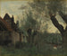 Saules und Bauernhof in Sainte-Catherine-les-Arras - Jean-Baptiste-Camille Corot — Ansicht des Kunstwerks