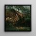 Junger Hirte zwischen den Felsen, Fontainebleau-Wald - Jean-Baptiste-Camille Corot — gerahmtes Bild an der Wand