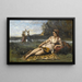 Junge Frauen von Sparta - Jean-Baptiste-Camille Corot — gerahmtes Bild an der Wand