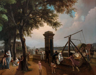 La Pompe Marchande du Cours la Reine - Jean-Baptiste Bizard — Ansicht des Kunstwerks