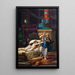Die Frau Potiphars ergreift Joseph - Jean-Baptiste Cariven — gerahmtes Bild an der Wand