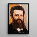 Selbstporträt - Jean-Baptiste Cariven — gerahmtes Bild an der Wand