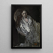 Madame Carpeaux im Nachthemd - Jean-Baptiste Carpeaux — gerahmtes Bild an der Wand