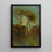 Pins parasols en Italie - Jean-Baptiste Carpeaux — gerahmtes Bild an der Wand