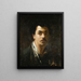 Portrait des Bildhauers Alexandre Falguière - Jean-Baptiste Carpeaux — gerahmtes Bild an der Wand