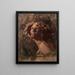 Warum als Sklave geboren - Jean-Baptiste Carpeaux — gerahmtes Bild an der Wand