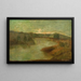 Fluss Italien - Jean-Baptiste Carpeaux — gerahmtes Bild an der Wand