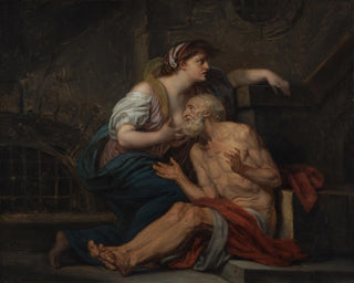 Cimon et Pero, die römische Nächstenliebe - Jean-Baptiste Greuze — Ansicht des Kunstwerks