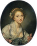 Mädchen mit einem Tuch aus Gaze - Jean-Baptiste Greuze — Ansicht des Kunstwerks