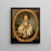 Junges Hirtenkind, das versucht, das Schicksal zu ergründen, um zu wissen, ob es von seiner Schäferin geliebt wird - Jean-Baptiste Greuze — gerahmtes Bild an der Wand