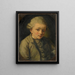Mozart - Jean-Baptiste Greuze — gerahmtes Bild an der Wand