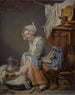 Die Wäscherin - Jean-Baptiste Greuze — Ansicht des Kunstwerks