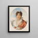 Portrait der Gräfin Marie Ulrika Läänsk - Jean-Baptiste Isabey — gerahmtes Bild an der Wand