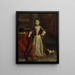 Portrait eines jungen Jungen - Jean-Baptiste Lantscroon — gerahmtes Bild an der Wand