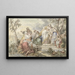 Die Entdeckung Moses - Jean-Baptiste Le Prince — gerahmtes Bild an der Wand