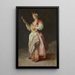 Der Musiker - Jean-Baptiste Le Prince — gerahmtes Bild an der Wand