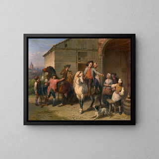 JeanBaptiste Madou - Horsemen at the Inn.webp