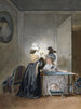 La Brodeuse - Jean-Baptiste Mallet — Ansicht des Kunstwerks