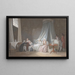Madame Royale gepflegt vom Doktor Brunier, 24. Januar 1793 - Jean-Baptiste Mallet — gerahmtes Bild an der Wand