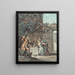 Der unzufriedene Bauer - Jean-Baptiste Morret — gerahmtes Bild an der Wand