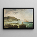 Aufgewühltes Meer um Marseille - Jean-Baptiste Olive — gerahmtes Bild an der Wand