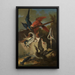 Fische, Meeresvögel und Papageien - Jean-Baptiste Oudry — gerahmtes Bild an der Wand