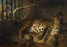 Leoparden im Käfig, konfrontiert mit zwei Mâtins - Jean-Baptiste Oudry — Ansicht des Kunstwerks