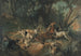 Jagd auf den Hirsch - Jean-Baptiste Oudry — Ansicht des Kunstwerks