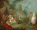 Ein Militärlager - Jean-Baptiste Pater — Ansicht des Kunstwerks