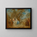 Ein elegantes Unternehmen in einem Park - Jean-Baptiste Pater — gerahmtes Bild an der Wand