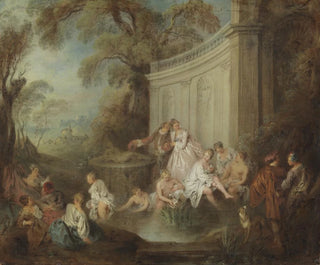 JeanBaptiste Pater - Bathing company in a park.webp