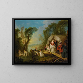 JeanBaptiste Pater - Fte Galante La Barque De Plaisir.webp