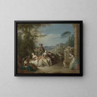 JeanBaptiste Pater - Fte galante in a Landscape.webp
