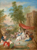 Die Badende, Badende in einer Landschaft - Jean-Baptiste Pater — Ansicht des Kunstwerks