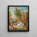 Die Badende, Badende in einer Landschaft - Jean-Baptiste Pater — gerahmtes Bild an der Wand