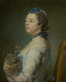 Madeleine Pinceloup de la Grange née de Parseval - Jean-Baptiste Perronneau — Ansicht des Kunstwerks