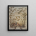 Chinoiserie-Gemälde - Jean-Baptiste Pillement — gerahmtes Bild an der Wand