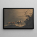 Kühe und Ziege in einer Landschaft - Jean-Baptiste Pillement — gerahmtes Bild an der Wand