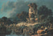 Die alte Turm, ländliche Landschaft - Jean-Baptiste Pillement — Ansicht des Kunstwerks