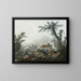 Landschaftsbild - Jean-Baptiste Pillement — gerahmtes Bild an der Wand