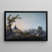 Landschaft mit Bewegung - Jean-Baptiste Pillement — gerahmtes Bild an der Wand