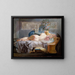 Sappho - Jean-Baptiste Regnault — gerahmtes Bild an der Wand