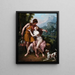 Venus und Adonis - Jean-Baptiste Regnault — gerahmtes Bild an der Wand